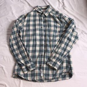 H&M Men’s green flannel size S